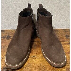 Blondo Men's  Waterproof Short Brown Suede Boots Oxford Style Size US 8